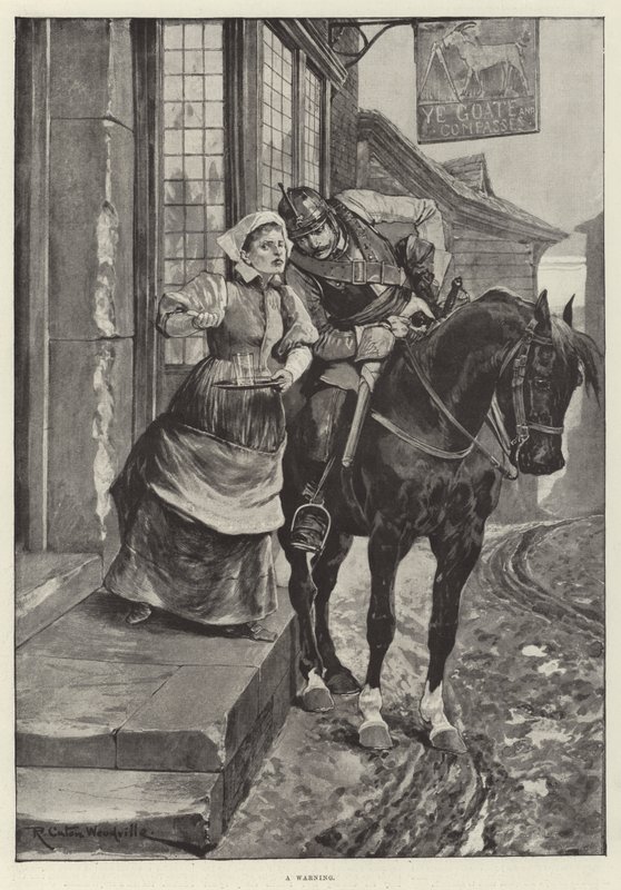Ostrzeżenie autorstwa Richard Caton Woodville junior