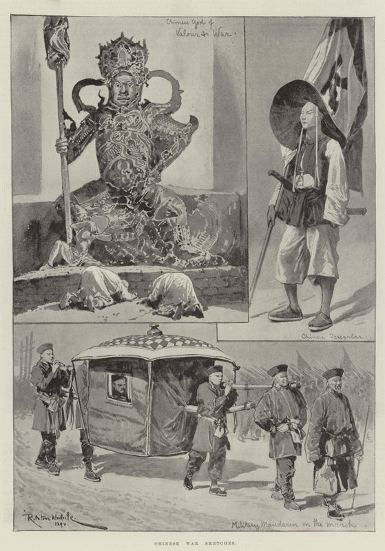 Chińskie szkice wojenne autorstwa Richard Caton Woodville junior