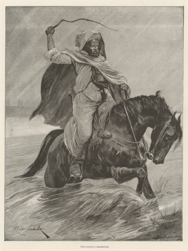 Posłaniec sułtana autorstwa Richard Caton Woodville junior