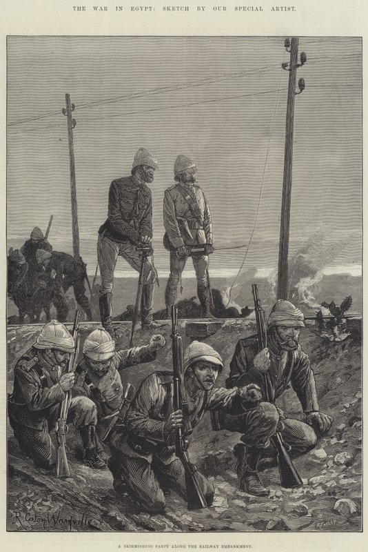 Wojna w Egipcie autorstwa Richard Caton Woodville junior