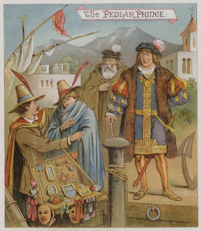 Ilustracja do Opowieści zimowej (chromolitho) autorstwa Richard Andre
