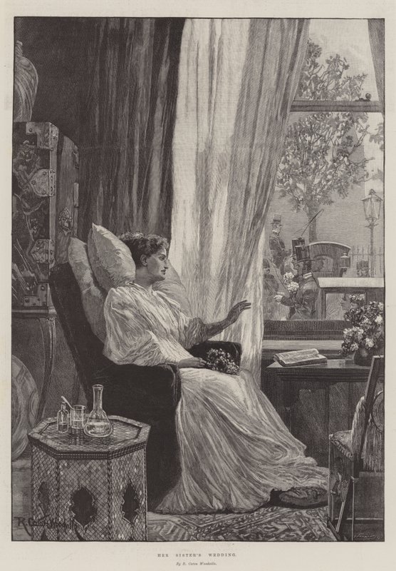 Ślub jej siostry autorstwa Richard Caton Woodville junior