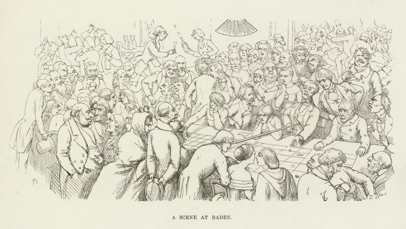 Scena w Badeni autorstwa Richard Doyle