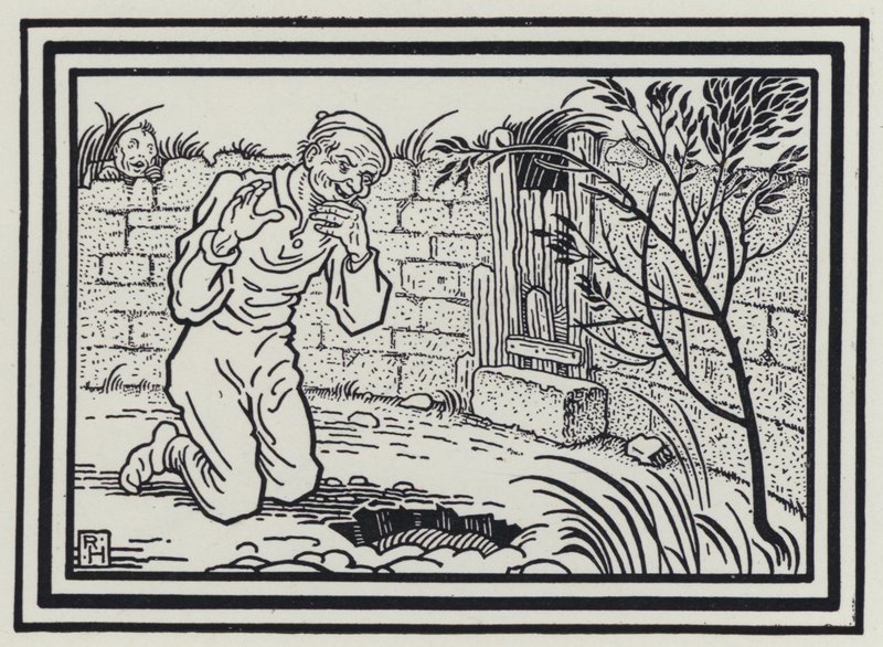 Skąpiec (rycina) autorstwa Richard Heighway