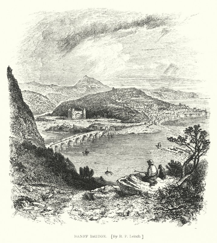 Most Banff (grawerowany) autorstwa Richard Principal (after) Leitch
