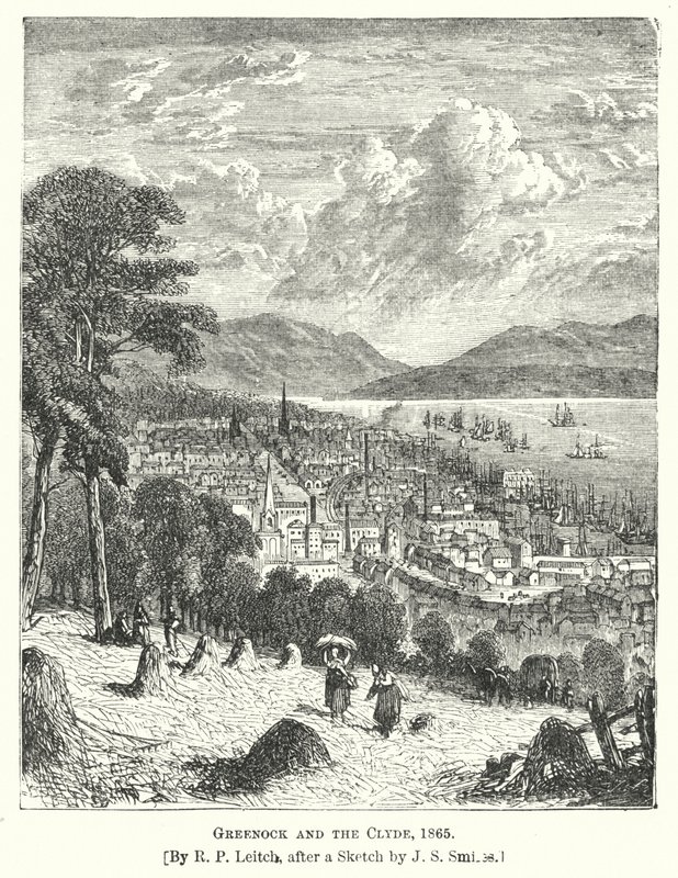 Greenock i Clyde autorstwa Richard Principal (after) Leitch