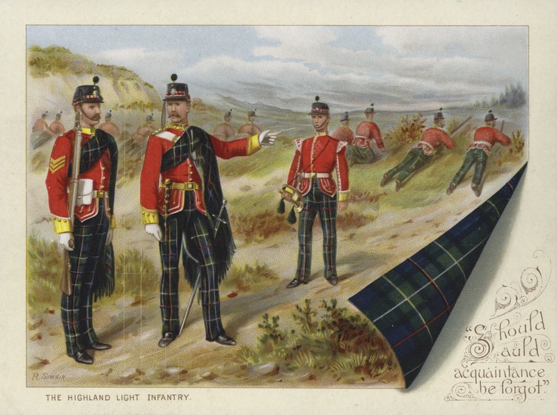 Lekka piechota górska (chromolitho) autorstwa Richard Simkin