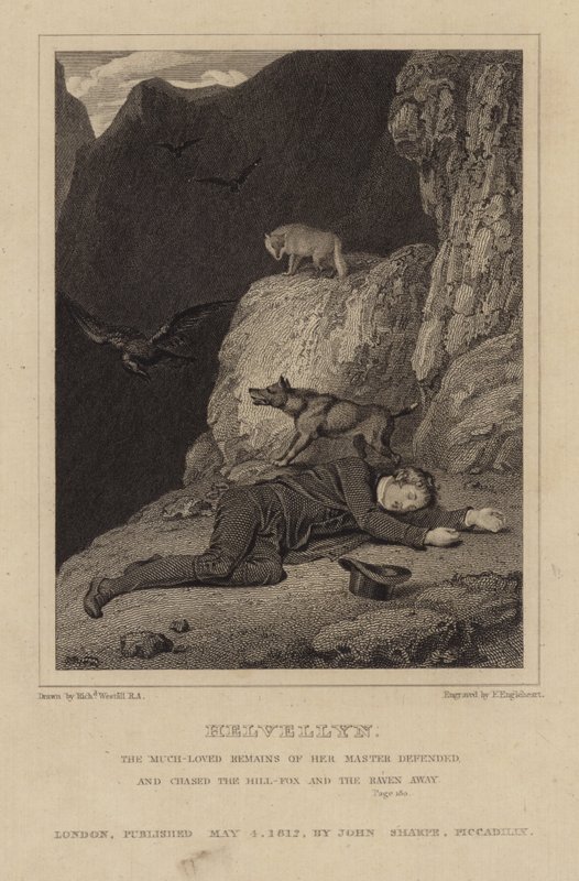 Charles Gough na Helvellyn autorstwa Richard Westall