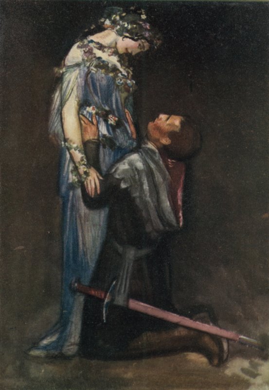 La Belle Dame Sans Merci autorstwa Johna Keatsa autorstwa Robert Anning Bell