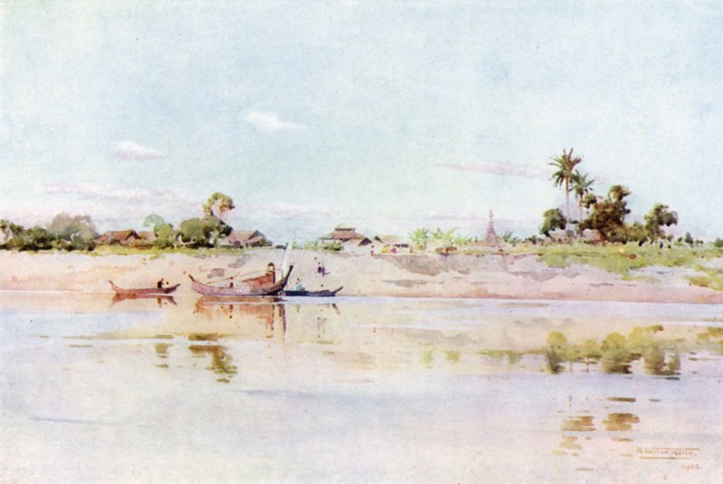 Na Dolnym Irrawaddy autorstwa Robert George Talbot Kelly
