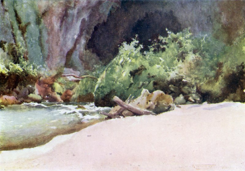 Dno wąwozu Gokteik autorstwa Robert George Talbot Kelly