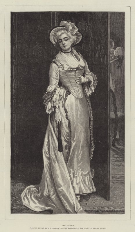 Lady Teazle autorstwa Robert James Gordon