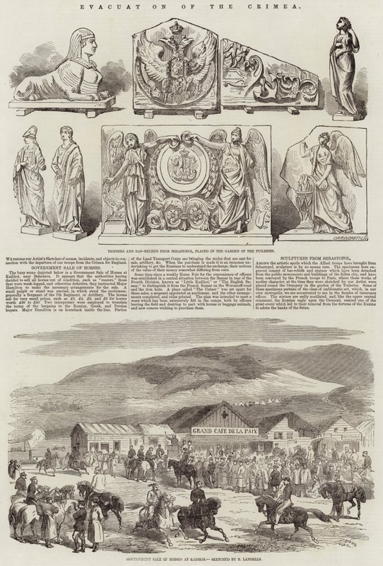 Ewakuacja Krymu autorstwa Robert Thomas Landells