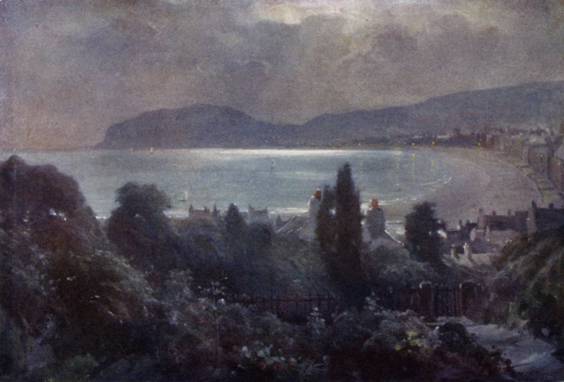 Nokturn, Llandudno Bay (kolor lito) autorstwa Robert (after) Fowler