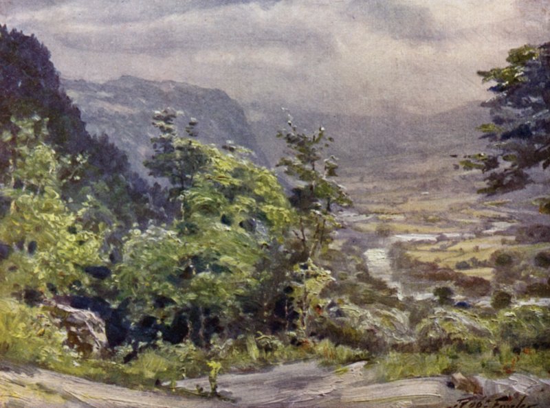 Conway Valley (kolor lito) autorstwa Robert (after) Fowler