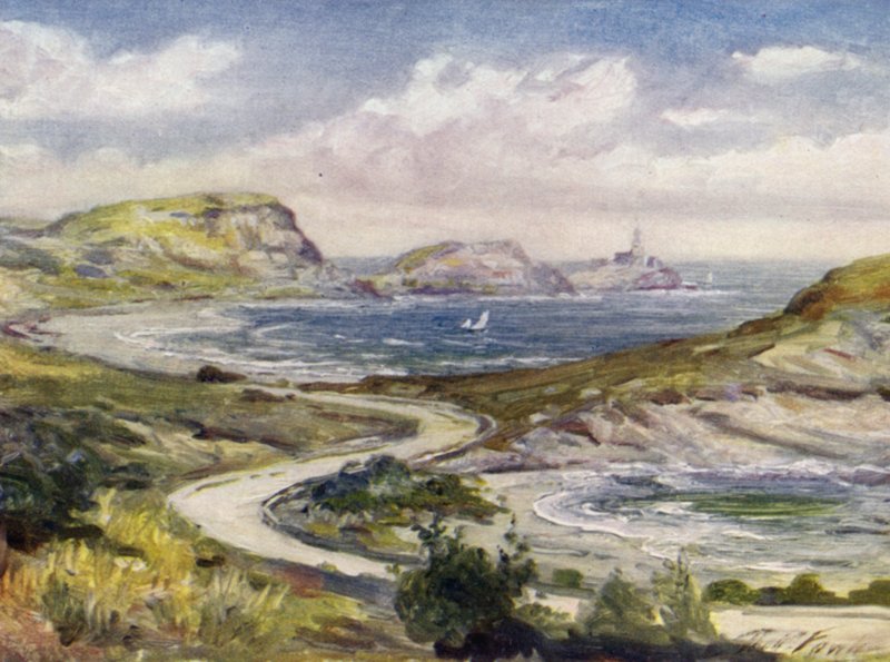 Zobacz w pobliżu Mumbles, Swansea (kolor lito) autorstwa Robert (after) Fowler