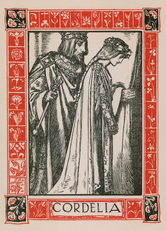 Cordelia, król Lear autorstwa Robert Anning Bell