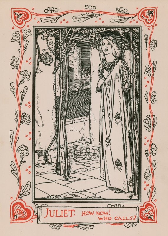 Julia, Romeo i Julia autorstwa Robert Anning Bell