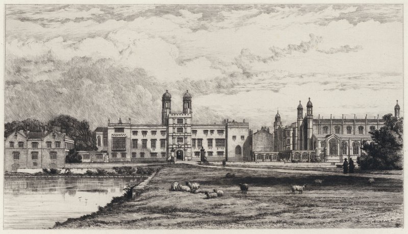 Stonyhurst (akwaforta) autorstwa Robert Kent (after) Thomas