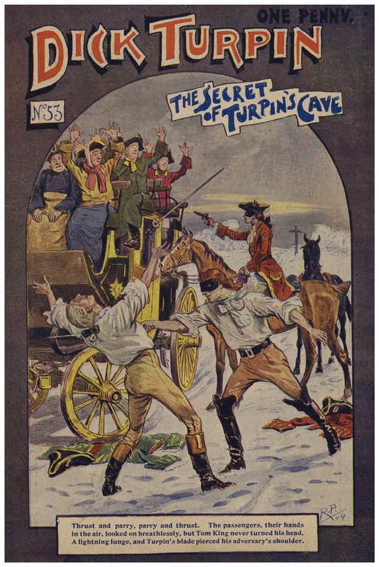 Dick Turpin (kolor lito) autorstwa Robert Prowse Jnr