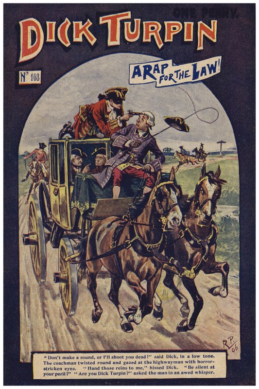 Dick Turpin (kolor lito) autorstwa Robert Prowse Jnr