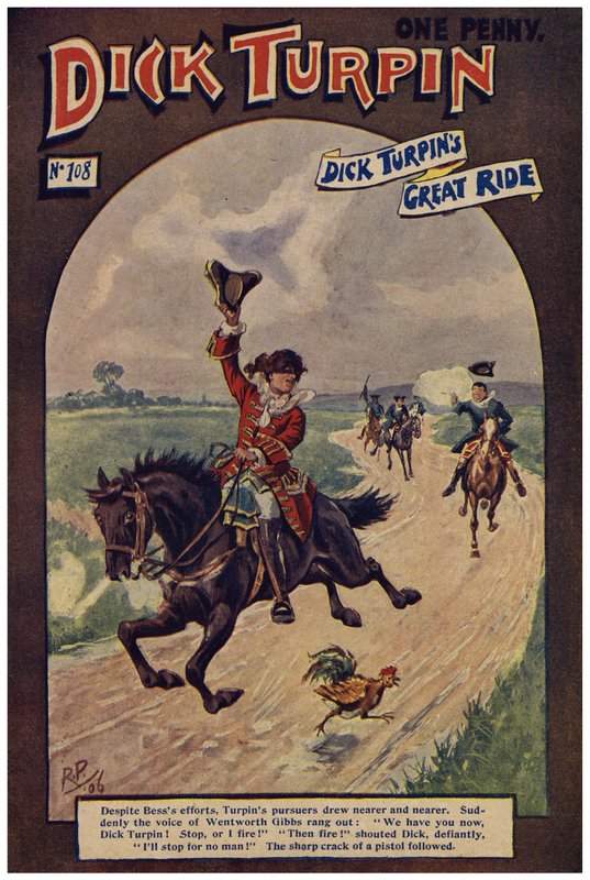 Dick Turpin (kolor lito) autorstwa Robert Prowse Jnr