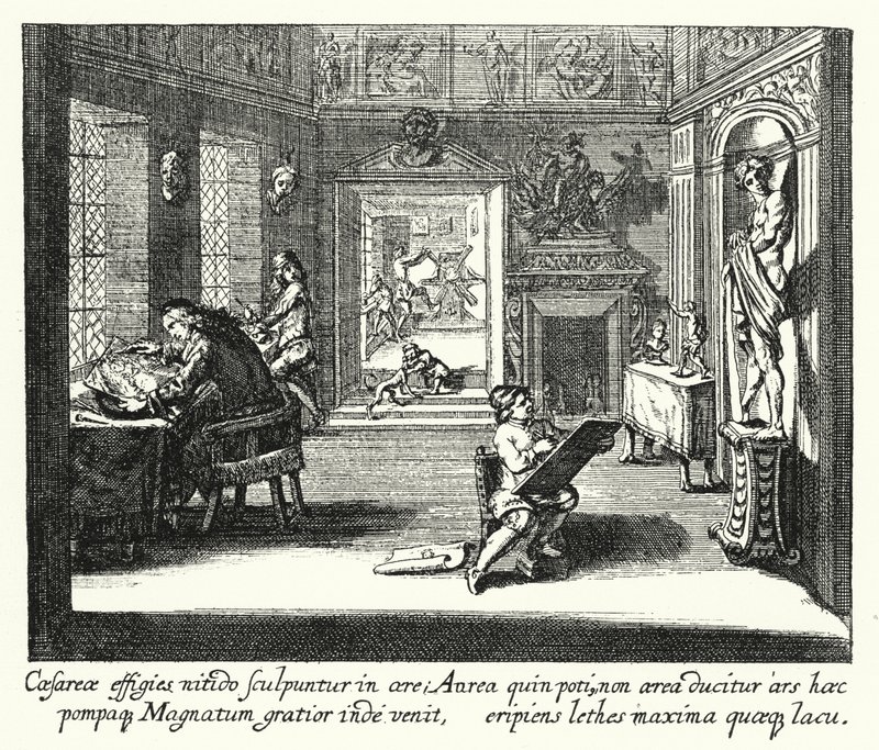 Grawerowanie (grawerowanie) autorstwa Romeyn de (after) Hooghe