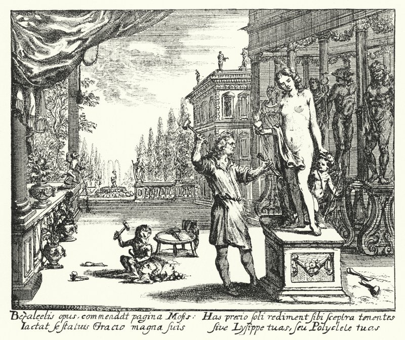Rzeźba (grafika) autorstwa Romeyn de (after) Hooghe