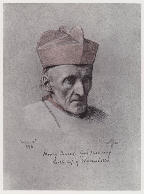 Kardynał Manning (lito) autorstwa Rudolf Lehmann