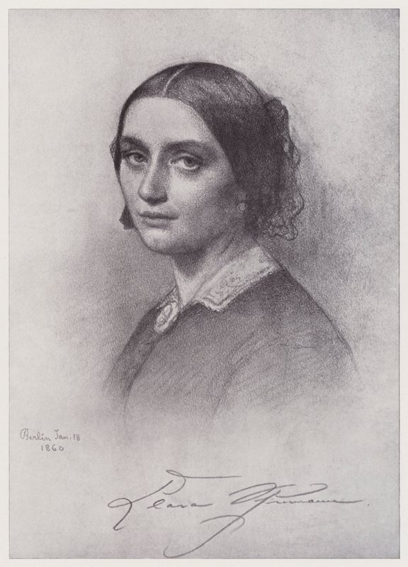 Clara Schumann (lito) autorstwa Rudolf Lehmann