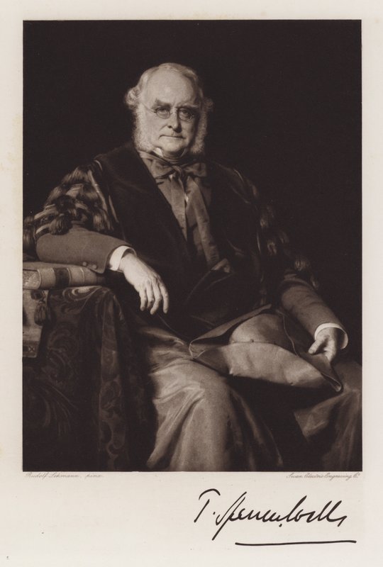 Sir Thomas Spencer Wells (lito) autorstwa Rudolf Lehmann