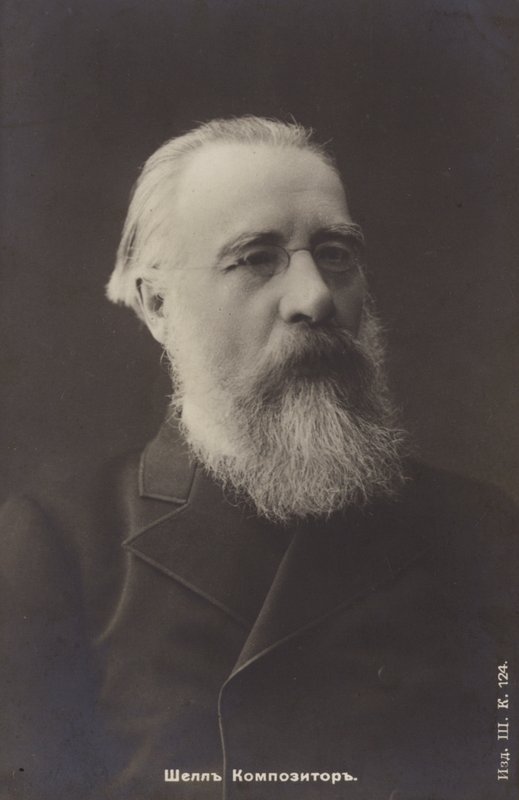 Boris Fitinhof-Schell, rosyjski kompozytor, koniec XIX wieku autorstwa Russian Photographer