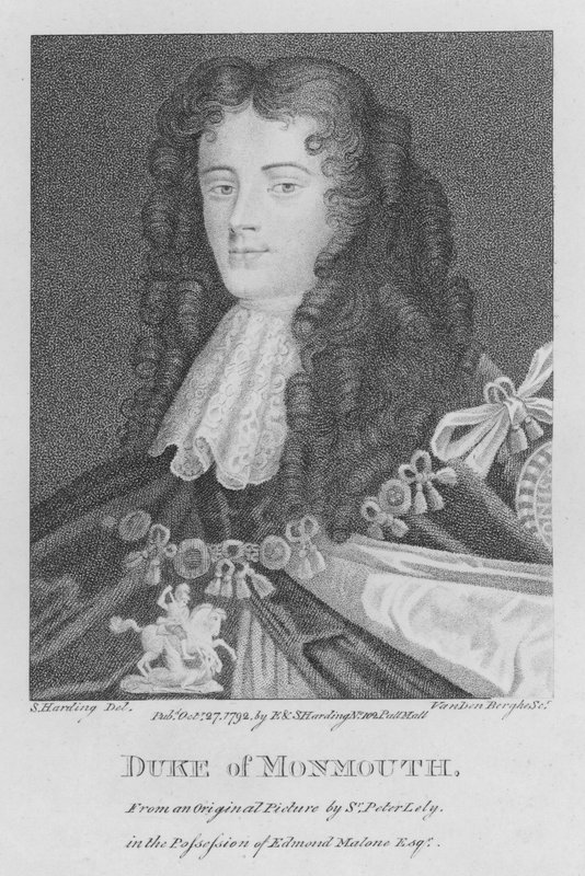 Książę Monmouth (grawerowanie) autorstwa S. (after) Harding