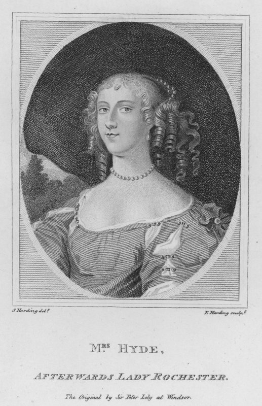 Pani Hyde, potem Lady Rochester (grafika) autorstwa S. (after) Harding