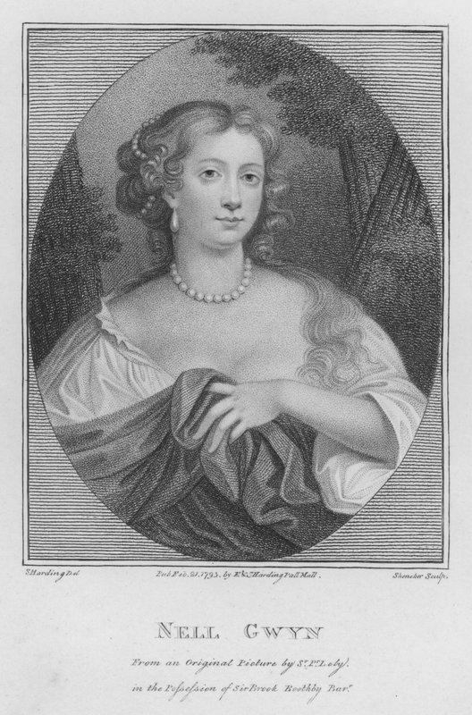 Nell Gwyn (Grawerowanie) autorstwa S. (after) Harding