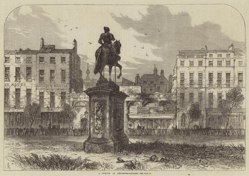 Szkic na Leicester-Square autorstwa Samuel Read