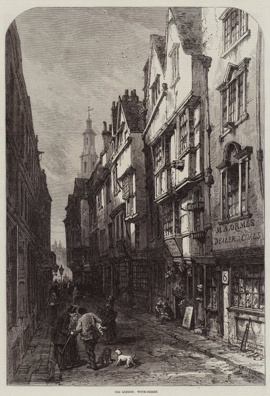 Old London, Wych-Street autorstwa Samuel Read