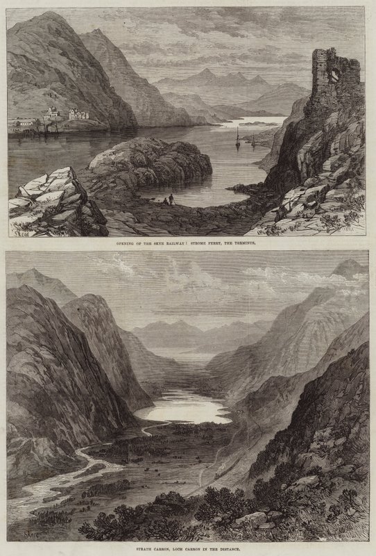 Otwarcie kolei na Skye autorstwa Samuel Read