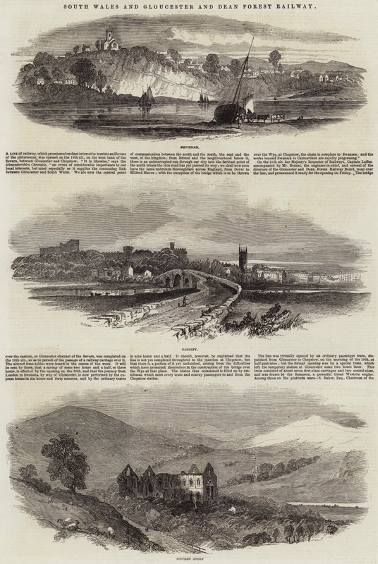 South Wales and Gloucester and Dean Forest Railway autorstwa Samuel Read