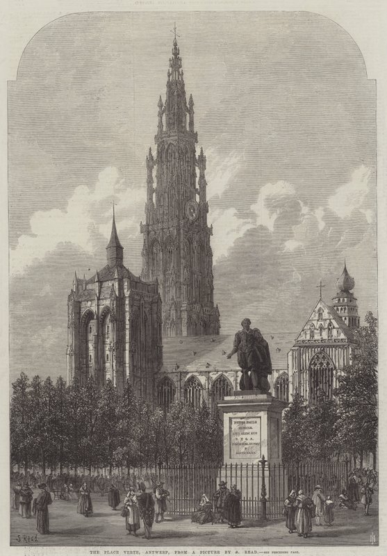 Place Verte, Antwerpia autorstwa Samuel Read