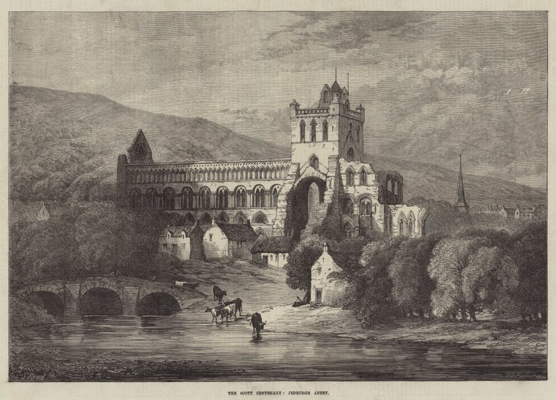 Stulecie Scotta, Opactwo Jedburgh autorstwa Samuel Read
