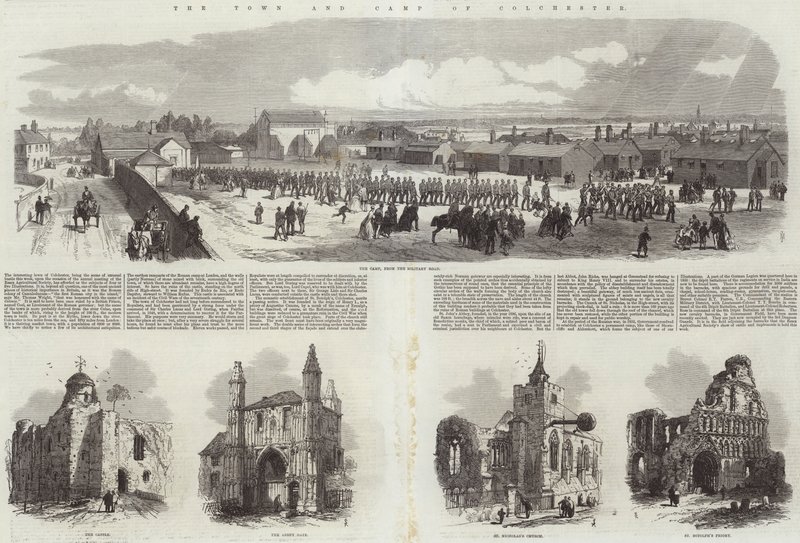 Miasto i obóz Colchester autorstwa Samuel Read