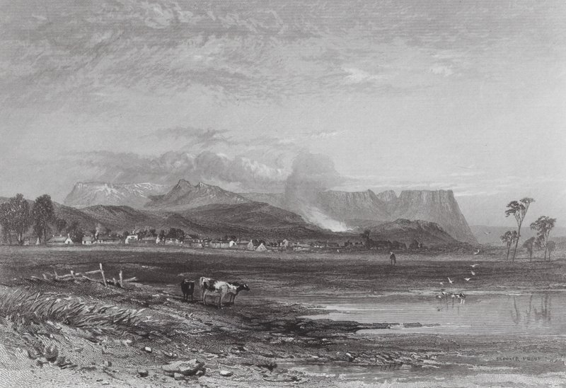 Australia: Perth, Tasmania (grawerunek) autorstwa Samuel (after) Prout