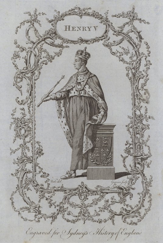 Henryk V (grafika) autorstwa Samuel (after) Wale