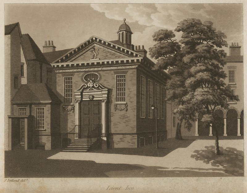 Lions Inn, Londyn autorstwa Samuel Ireland