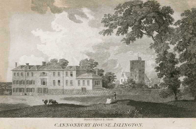 Dom i wieża Canonbury autorstwa Samuel Rawle
