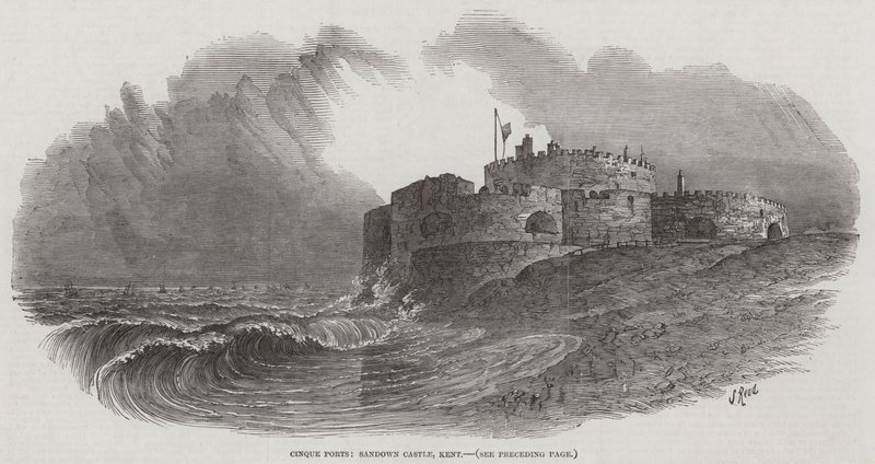 Cinque Ports, Zamek Sandown, Kent autorstwa Samuel Read
