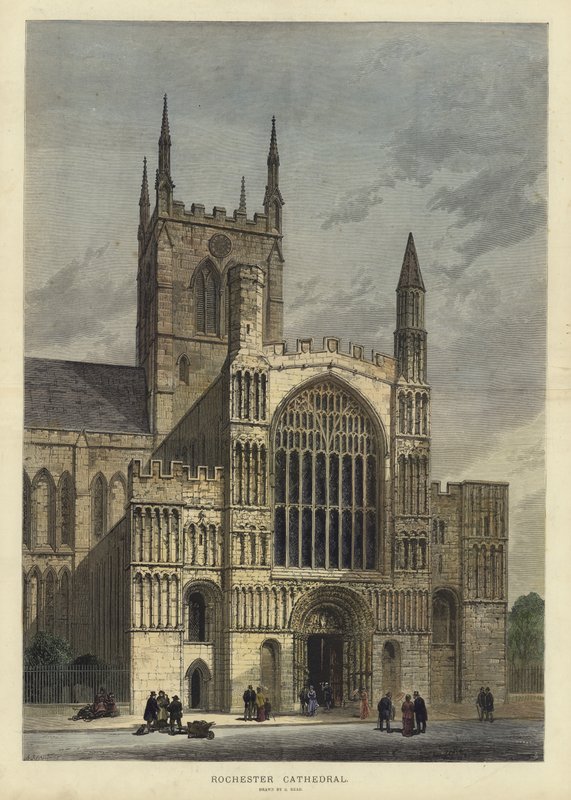 Katedra w Rochester autorstwa Samuel Read