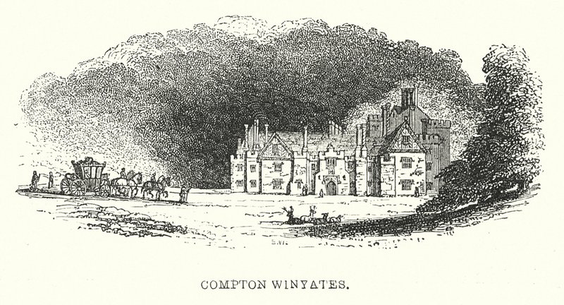Compton Winyates (grawerunek) autorstwa Samuel Williams