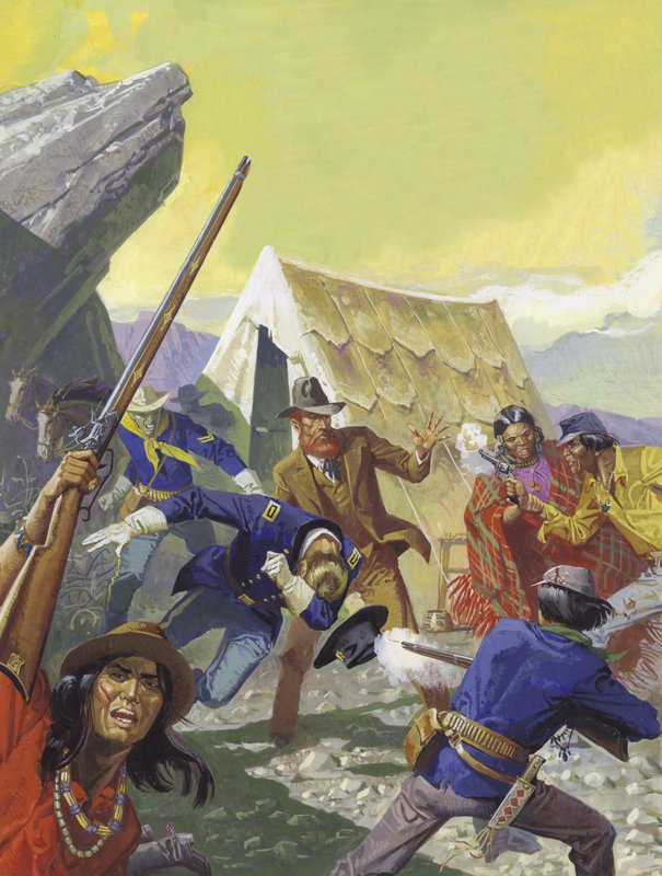 Indianie Modoc autorstwa Severino Baraldi
